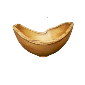 Conception sculptée à la main mangue vaisselle en bois bols salade de légumes riz table à dîner bol à fruits secs fête à la maison bol en bois rond - Product Image 3