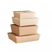 Haal Fastfood Verpakking Papieren Dozen Afhaalmaaltijden Papier Salade Noedels Lunchbox Te Koop