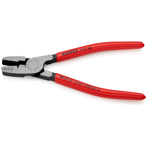 KNIPEX 97 81 180 Pince à sertir pour embouts (ferrules) pour sertissage frontal avec revêtement plastique 180 mm - Product Image 2