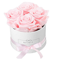 Bouquets de fleurs Emballage Rose Boîte à Chapeau