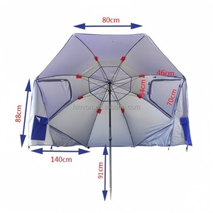 <span class=keywords><strong>Sombrilla</strong></span> para Acampar al Aire Libre, Accesorios para Picnic, Toldo para Eventos Deportivos en la Playa, Protección Solar y contra la Lluvia - Product Image 6
