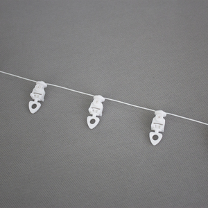 Deslizador de Cortina en Forma de S, Resistente y de Deslizamiento Suave, de Alta Calidad, 60mm/80mm, para <span class=keywords><strong>Riel</strong></span> de Cortina - Product Image 6