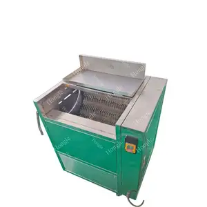 Restaurant Stainless Steel Potato Cleaning Machine/potato Peeling And Washing Machine/potato Brush Washer