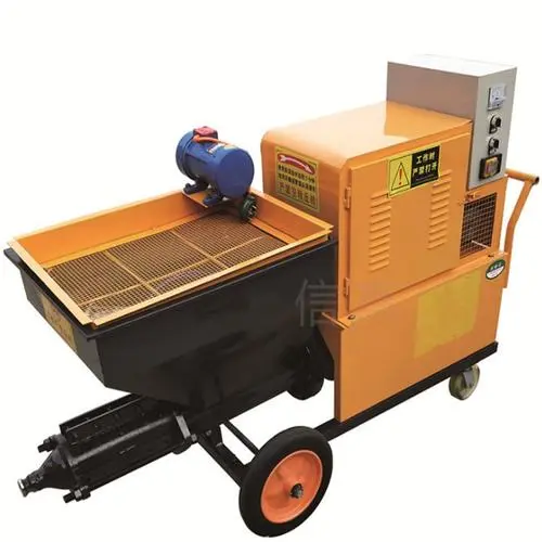 Cement Mortar Concrete Spraying Machine Can