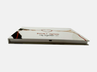 Invitations de mariage de luxe de haute qualité carte postale vidéo avec écran LCD brochure de livre de mariage numérique pour les cadeaux en papier