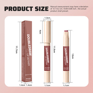 Rossetto e Matita per <span class=keywords><strong>Labbra</strong></span> 2-in-1 per Definire le Tue <span class=keywords><strong>Labbra</strong></span>, Facile da Applicare con Finitura Vellutata Opaca, Penna per Trucco <span class=keywords><strong>Labbra</strong></span> a Doppia Punta - Product Image 4