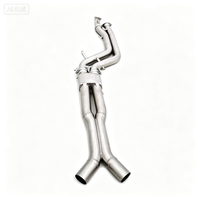 Usine chinoise d'échappement pour BMW G80 G82 G87 M2 M3 M4 S58 3.0T 70MM GT4 CSZ, échappement intermédiaire à longueur égale avec tuyau en Z imprimé en 3D