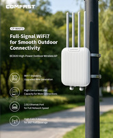 COMFAST 5G 3600Mps Wifi 7 Router Inalámbrico Multipunto, Puente de Largo Alcance para Exteriores, Punto de Acceso CPE, Repetidor, Amplificador de Señal