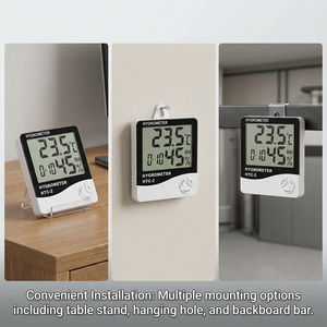 Higrómetro Exterior, Termómetro Digital, Medidor de Temperatura y Humedad, Termómetro Combinado y Monitor Interior para Invernadero - Product Image 3