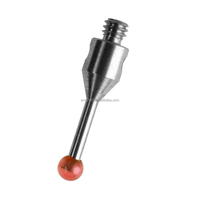 Sonde de mesure EVO M2 Thread CMM compatible Renishaw, avec tige en carbure de tungstène et pointe sphérique en rubis, en stock