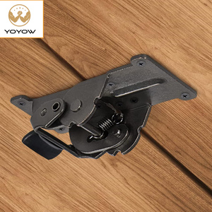 Charnières de support de jambe de table en fer autobloquantes à fermeture automatique pliantes à 180 degrés avec fermeture douce pour salle de bain salon et chambre à coucher - Product Image 1
