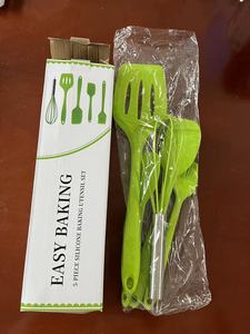 5 uds utensilios de cocina de silicona juegos de utensilios de cocina espátula de silicona pala batidor utensilios de cocina - Product Image 6