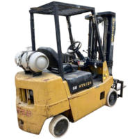 Chariot élévateur à fourche GPL haute efficacité à 4 roues puissant de 3,5 tonnes, utilisé en 1993, HYSTER S50XL, chariot élévateur à fourche lourd à vendre