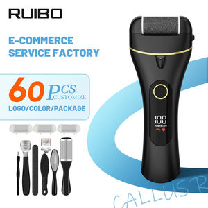 Removedor Eléctrico de Callosidades <span class=keywords><strong>para</strong></span> Pies - Herramienta de Pedicura Impermeable IPX5 con 3 Cabezales de Pulido, Pantalla LED, <span class=keywords><strong>Lima</strong></span> Eléctrica Recargable <span class=keywords><strong>para</strong></span> Pies - Product Image 1