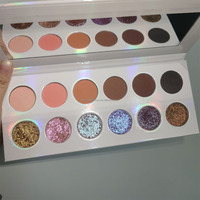 12 couleurs mat duochrome ombre à paupières Palette végétalien haute Pigment végétalien maquillage fard à paupières Palette marque privée fard à paupières