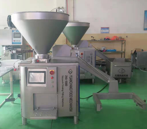 Machine à farcir les saucisses automatique industrielle Yuan Chang, en acier inoxydable 304, capacité <span class=keywords><strong>de</strong></span> 1 à 5 T/H - Product Image 1