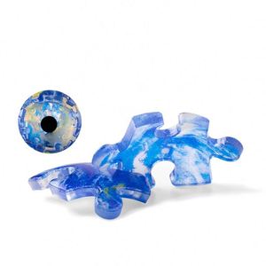 Porte-clés en forme de puzzle sphérique 3D personnalisé, en plastique ABS, impression UV, nouveau cadeau original - Product Image 5