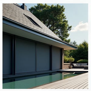 Système <span class=keywords><strong>de</strong></span> toiture bioclimatique intelligent en aluminium à persiennes pour pergola, gazebo, bâtiment <span class=keywords><strong>de</strong></span> jardin et espaces extérieurs - Product Image 3