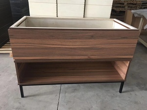 Ensemble de meuble de vanité en bois teinté expresso populaire modulaire RTA avec accessoires de panier de tiroir de robinet - Product Image 6