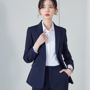 Completo da <span class=keywords><strong>Lavoro</strong></span> Formale da <span class=keywords><strong>Donna</strong></span> Durevole e Antipiega: Giacca e Pantaloni Lunghi con Bottoni Decorativi, Ideale per Ufficio e Chiesa - Product Image 1