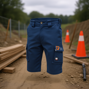 Shorts Ttake Regular Workwear bleus taille M avec poches cargo - Product Image 3