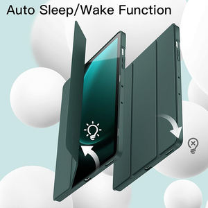 Per <span class=keywords><strong>Samsung</strong></span> <span class=keywords><strong>Galaxy</strong></span> case tap <span class=keywords><strong>Tab</strong></span> S9 FE/S9 FE Plus 12.4 pollici supporto Tablet <span class=keywords><strong>Cover</strong></span> Tri-Fold TPU con Slot pennilo - Product Image 5