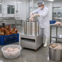 Machine à plumer les volailles commerciale, en acier inoxydable, pour poulets, canards, oies et dindes