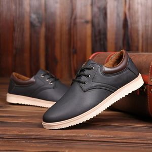 Scarpe in Pelle Impermeabili da Uomo con Punta Rinforzata, Chiusura con Lacci, Alla Moda e Leggere per Lavoro e Uso Quotidiano - Product Image 5