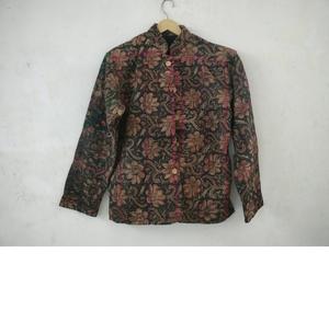 Veste Kantha brodée à la main vêtements d'extérieur Boho manteau court multicolore décontracté plage vêtements pour femmes solide été respirant - Product Image 1