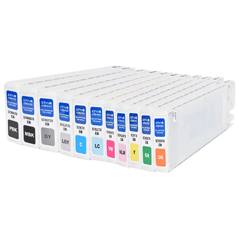 Inktcartridge Vervanging Sc970 Inkjet Label Printer Inkt Sc9pbk70 Sc9 70 Voor Epson Surecolor SC-P7050G Serie