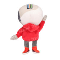 Poupée en peluche personnalisée d'alien, taille sur mesure, design de dessin animé, poupée en peluche d'alien douce