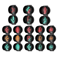 Feux de signalisation solaires en aluminium pour croisements avec éclairage LED rouge et vert étanche, marque Guangangan, Qingdao