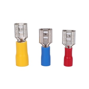 FDD Insulated Male Female Terminals Wire Crimp Lugs PVC Electrical Connectors Quick Disconnect Terminals