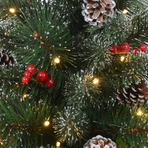 <strong>Mini</strong> Table Christmas <strong>Tree</strong> Indoor Party Decoration PVC PE Artificial <strong>Xmas</strong> <strong>Tree</strong> With Pine Cone and Red Berry-149 - Product Image 5