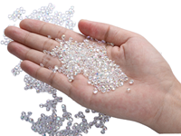 10000 pièces/paquet, élégants petits confettis de table de mariage, cristaux acryliques, diamants, remplisseurs de vase, décorations de 4,5 mm
