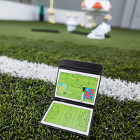 Tableau tactique de football magnétique pliable portable RS, équipement d'entraînement de football avec fournitures d'entraînement pour entraîneur