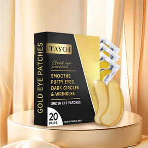 <span class=keywords><strong>Patch</strong></span> pour les yeux au collagène hydrogel organique chaud 24K Gold Under Eye Gel Mask Sheet Form Eyes Care Produit chaud - Product Image 1