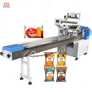 Almohada Horizontal Pastel Rusk Wrapping <span class=keywords><strong>Fortune</strong></span> Ginger Pan Galletas Embalaje Máquina de embalaje de pasteles con crema - Product Image 2