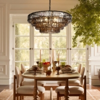 Lustre moderne en verre rond, lampe suspendue en laiton pour salle à manger, décoration de salon, lustre pour la maison