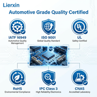 Fabricant de circuits imprimés automobiles personnalisés Lierxin LEX-AUTO-01 IATF16949, carte de contrôle ECU ADAS EV pour voitures, assemblage clé en main OEM ODM
