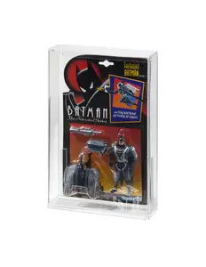 Custom Logo The Animated Series Acrylic Display Case Kenner Batman Terminator Protective Box with Sliding Lid