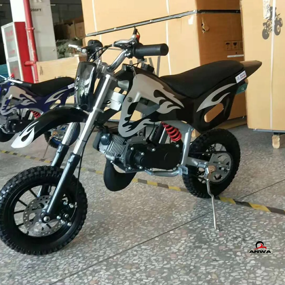 Yüksek kaliteli otomatik Mini çocuklar kapalı yol 49CC kir bisiklet, motosiklet, motorlu çapraz