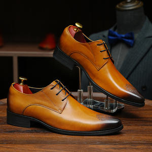 รองเท้าหนังแท้คุณภาพสูง ดีไซน์ทันสมัย ทำมือ ปิดนิ้วเท้า สวมใส่สบาย กันลื่น น้ำหนักเบา ระบายอากาศได้ดี เหมาะสำหรับฤดูใบไม้ร่วง ใช้ในธุรกิจและสำนักงาน - Product Image 3