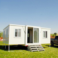 Maison préfabriquée intégrée sur roues Sinoy Trailer Container, maison de luxe préfabriquée transportable