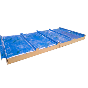 Ventes directes d'usine Panneaux de mur et de toit isolés Panneau sandwich en polyuréthane PU EPS étanche pour salle blanche