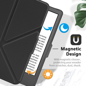 <span class=keywords><strong>Funda</strong></span> Magnética con Función de Activación/Suspensión para <span class=keywords><strong>Kobo</strong></span> <span class=keywords><strong>Clara</strong></span> 2024 <span class=keywords><strong>2E</strong></span> de 6 Pulgadas, Material PU, con Soporte Plegable, Corte Preciso, Absorción de Impactos, Protección Total Contra Rayones - Product Image 3