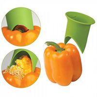 Easy Chili Seed Remover Seed Digger Chili Energiebesparende zaadextractor Keuken 2-delig gereedschap