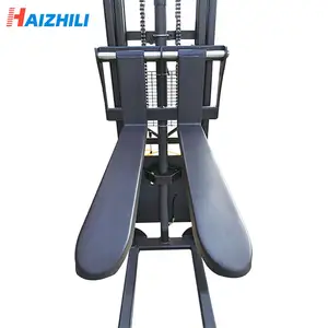 Haizhili Walkie Truck Stackers Warehouse Mini Semi-electric And Pallet Manual Semi Electric Stacker 2ton 1.6m