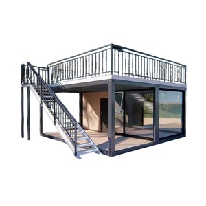 Casa Prefabricada Modular de Acero de Lujo a Bajo Costo, Villa Vacacional junto al Mar, Desmontable, Tipo Contenedor, con Terraza, para Uso en Hoteles y Apartamentos - Product Image 2