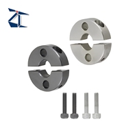 ZSCSPD OEM 1045 acier au carbone acier noir Double fendu Double filetage transversal alésage collier d'arbre de serrage rapide